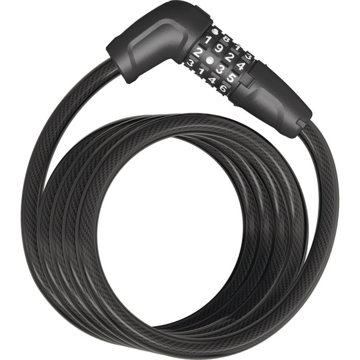 Abus Spiralkabelschloss Tresor 6512C Code black main product photo