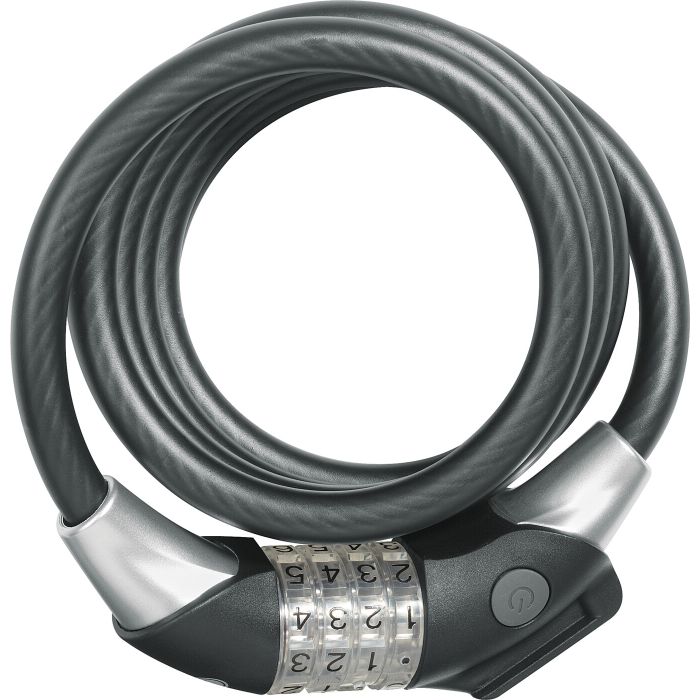Abus Spiralkabelschloss Raydo Pro 1450 Code black main product photo