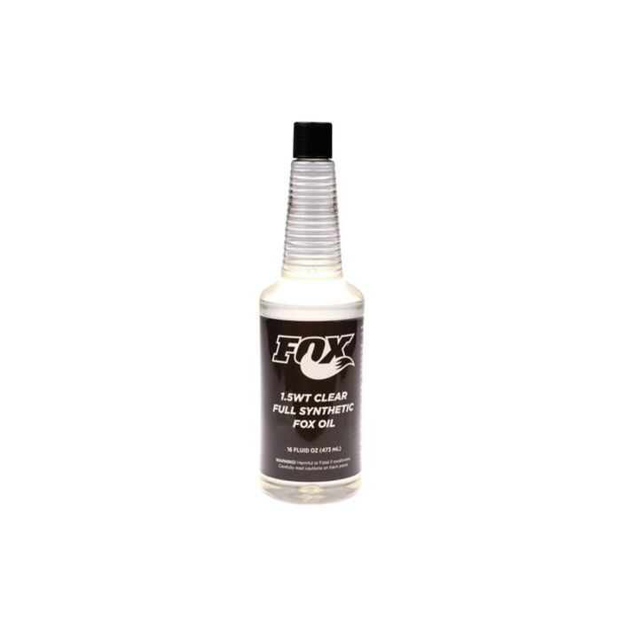 FOX Oil AM 1.5wt Synthetic 16oz. clear main product photo
