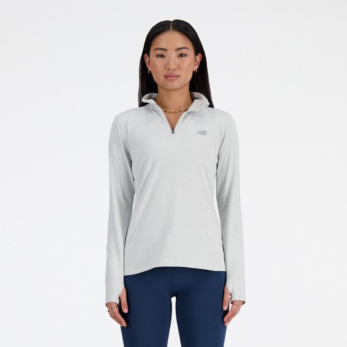NEW BALANCE Sport Essentials Space Dye Quarter Zip - Damen main product photo