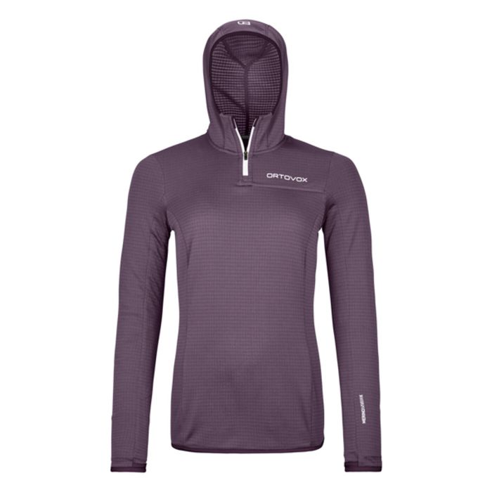 ORTOVOX FLEECE LIGHT GRID SN HOODY - Damen main product photo