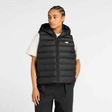 NEW BALANCE Hooded Puffer Vest - Femmes