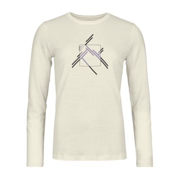 ORTOVOX 185 MERINO MTN CUTOUT LS - Femmes