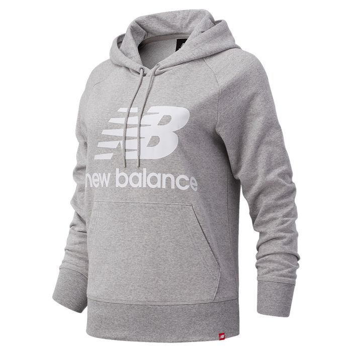 NEW BALANCE Essentials Stacked Logo PO Hoodie - Femmes main product photo