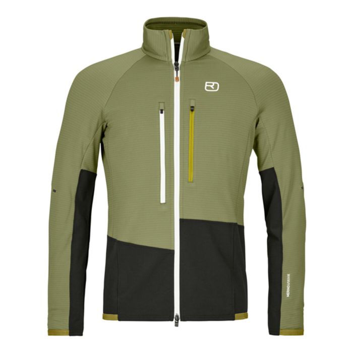 ORTOVOX FLEECE RIB JACKET - Hommes main product photo