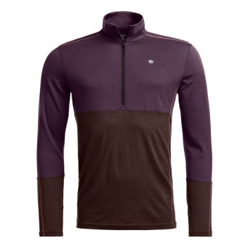 ORTOVOX 185 ROCK'n'WOOL ZIP NECK - Herren